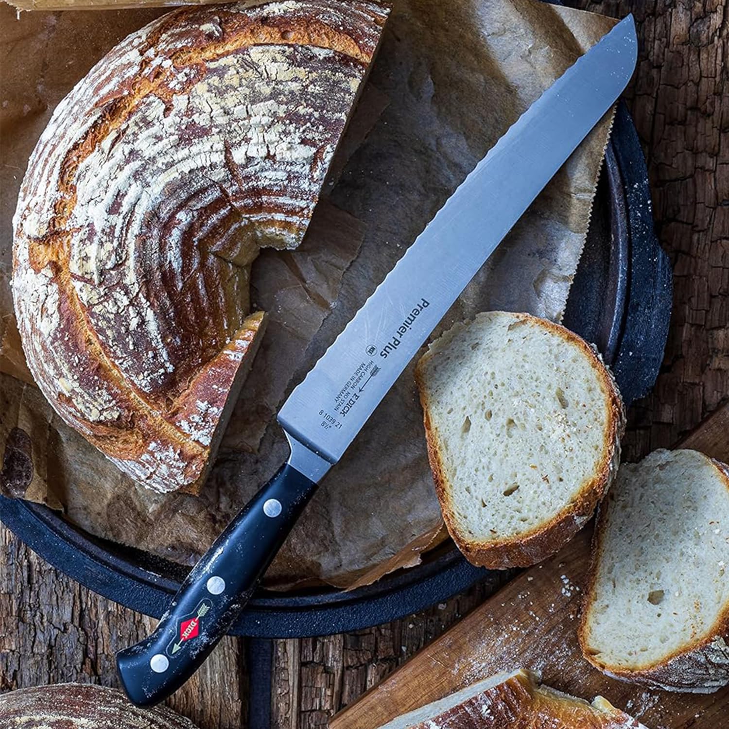 Amazon.com: F. DICK - Premier Plus Bread Knife - Forged Steel with