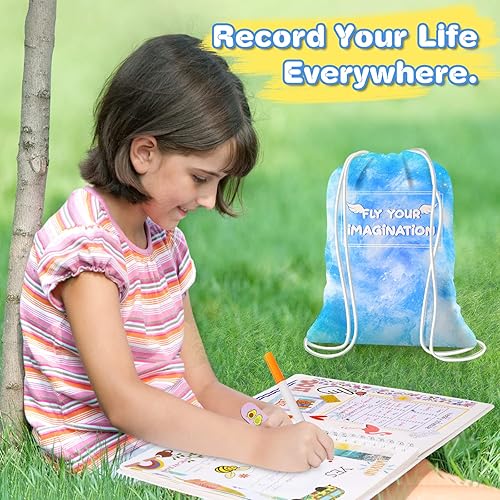 Miniatura 7 de Juego de diario de bricolaje para niñas de 8, 9, 10, 11, 12, 13, 14 años, regalos de cumpleaños geniales para adolescentes, lindas manualidades de