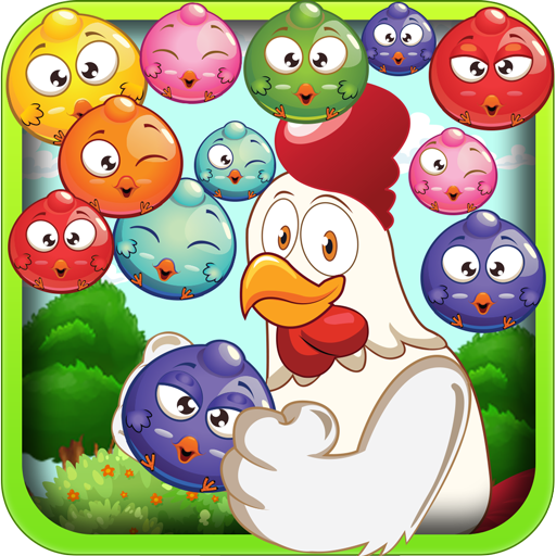Chicken Rush Bubble Shooter