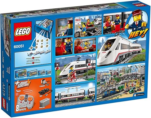 Miniatura 7 de LEGO City 60051 Tren de Ferrocarril de pasajeros de alta velocidad Juguete