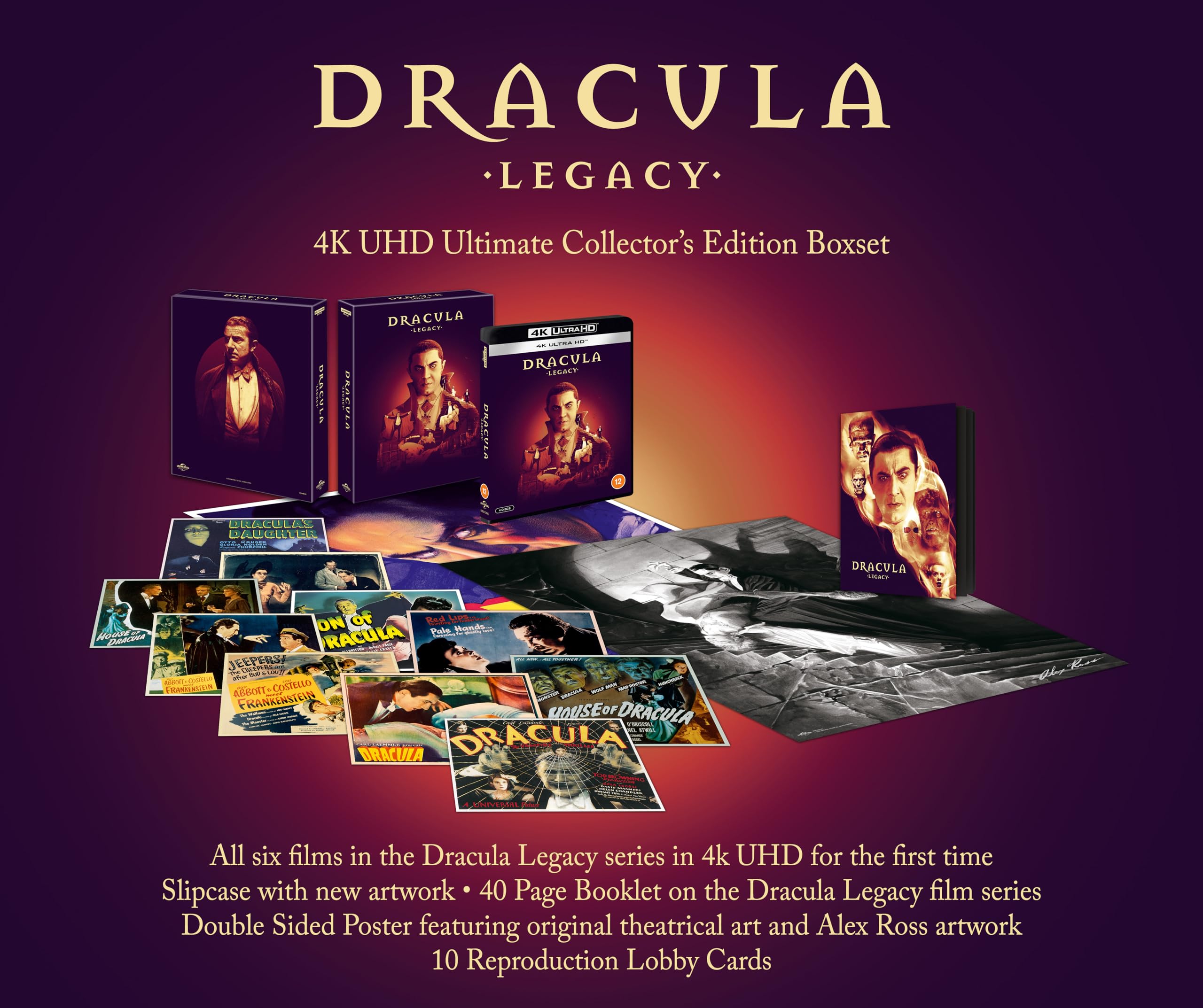 Dracula: Ultimate Legacy Collection [4K UHD] [Blu-ray] [Region B]