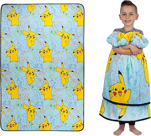 Miniatura 2 de Franco Ropa de cama para niños, manta de felpa súper suave, 62 x 90 pulgadas, funda de almohada reversible de microfibra súper suave, 20 x 30