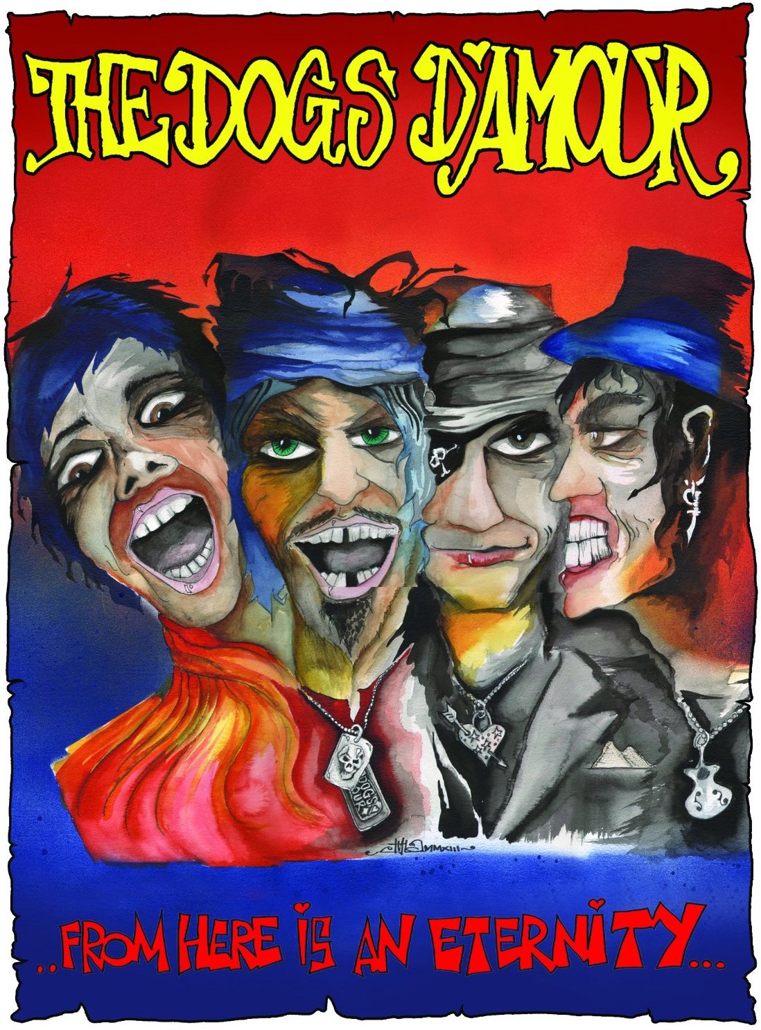 DVD de The Dogs D'Amour - From Here Is An Eternity en formato físico musical
