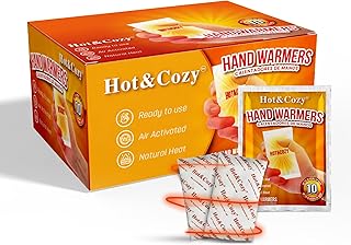 Hand Warmers - Super Long Lasting Safe Natural Air Activated Warmers - Odorless Hot Hand Warmer -Up to 10 Hours of Heat - 96 Packs - 48 Pair