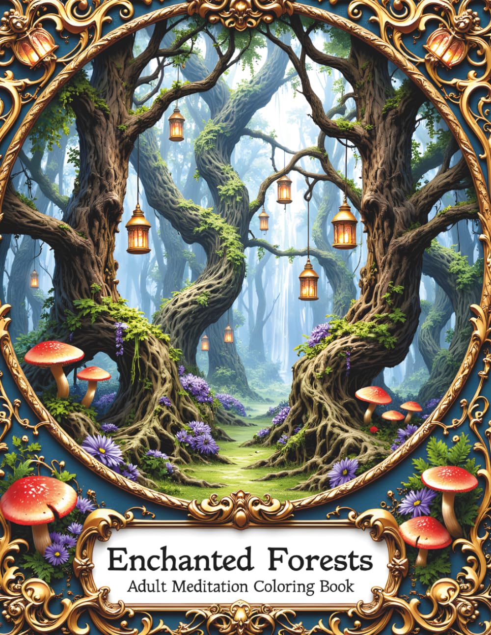 Enchanted Forests: Adult Meditation Coloring Book