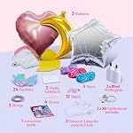 Klever Kits 3D String Art Kit for Kids, Light Up String Light with 30 Multi-Colored LED Bulbs, Arts and Crafts Set, Christmas Toys Gifts for kids, Girl Toys 6 7 8 9