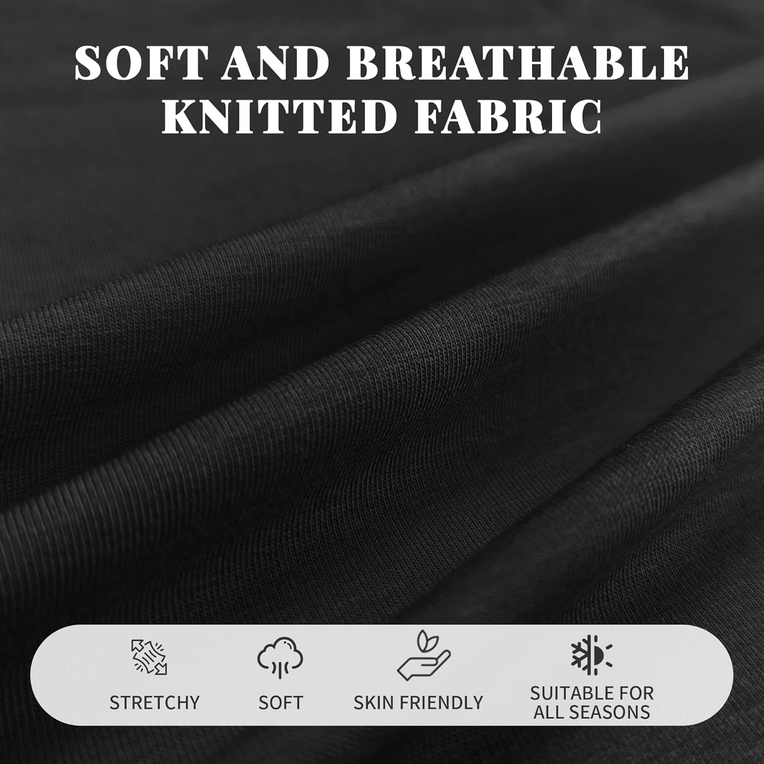 LYCY Womens Soft Pajama Set Long Sleeve with Pockets Button Up Sleepwear Lounge Pjs 2-Piece - Image 3