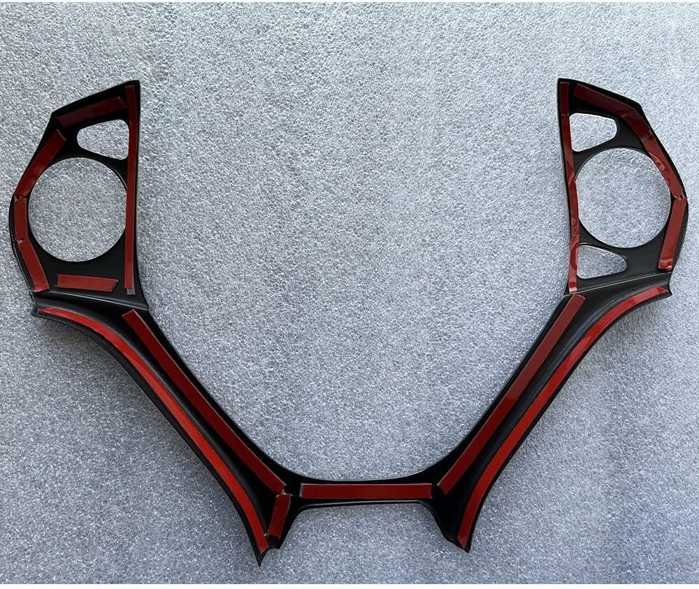 For Honda Civic 2012 2013 2014 2015 Carbon Fiber Style ABS Steering Wheel Frame Cover Trim