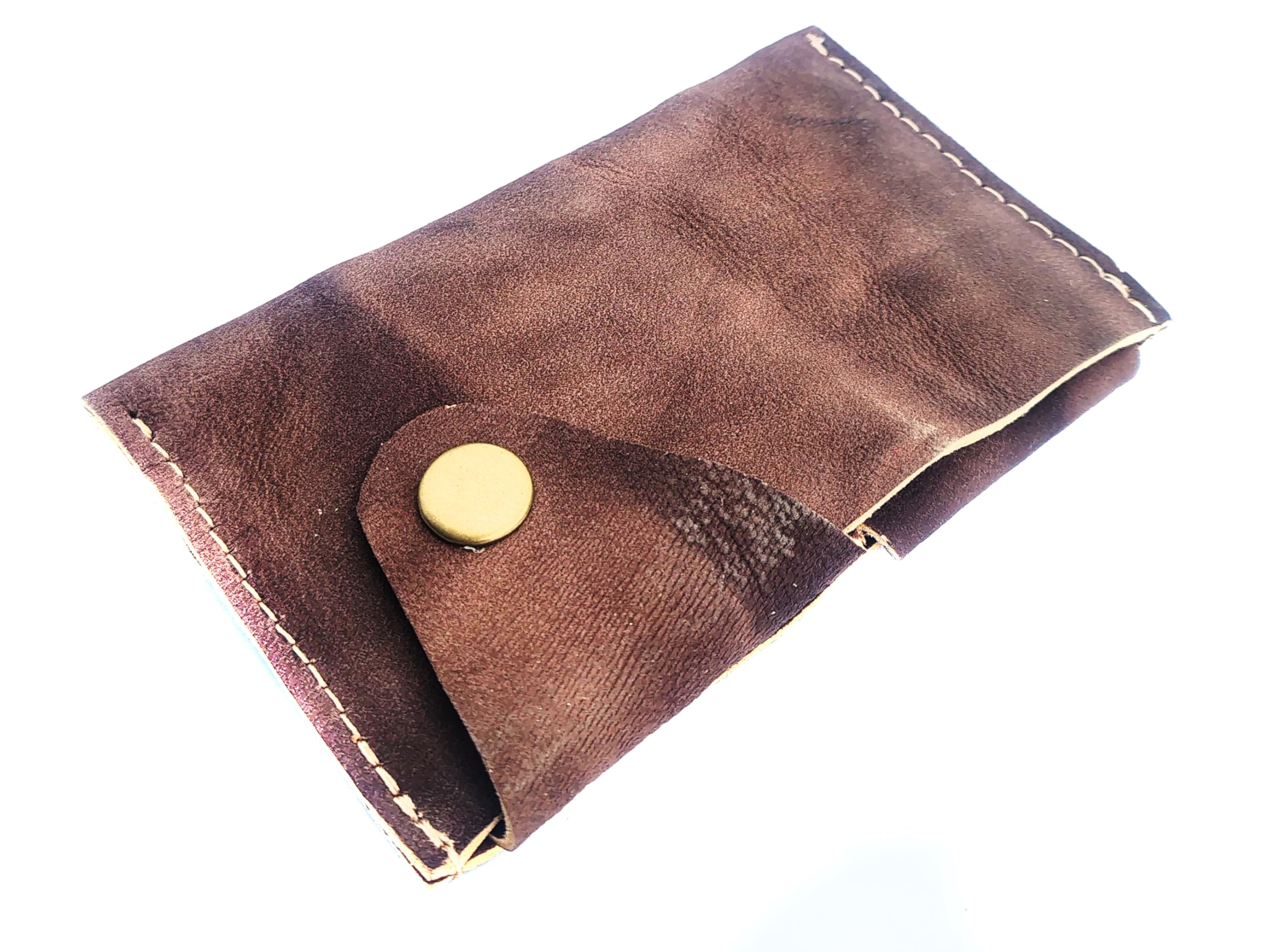 Chalk Factory Minimalistic Card Holder Natural Leather #231 Wallet (Forest)