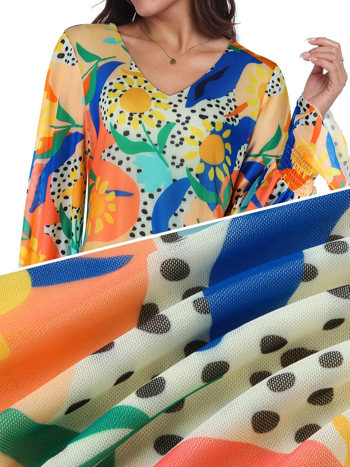 SeSe Code Flowy Tops Long Sleeve Blouses for Women Dressy Casual Dress Shirts Trendy 2024 - Image 5