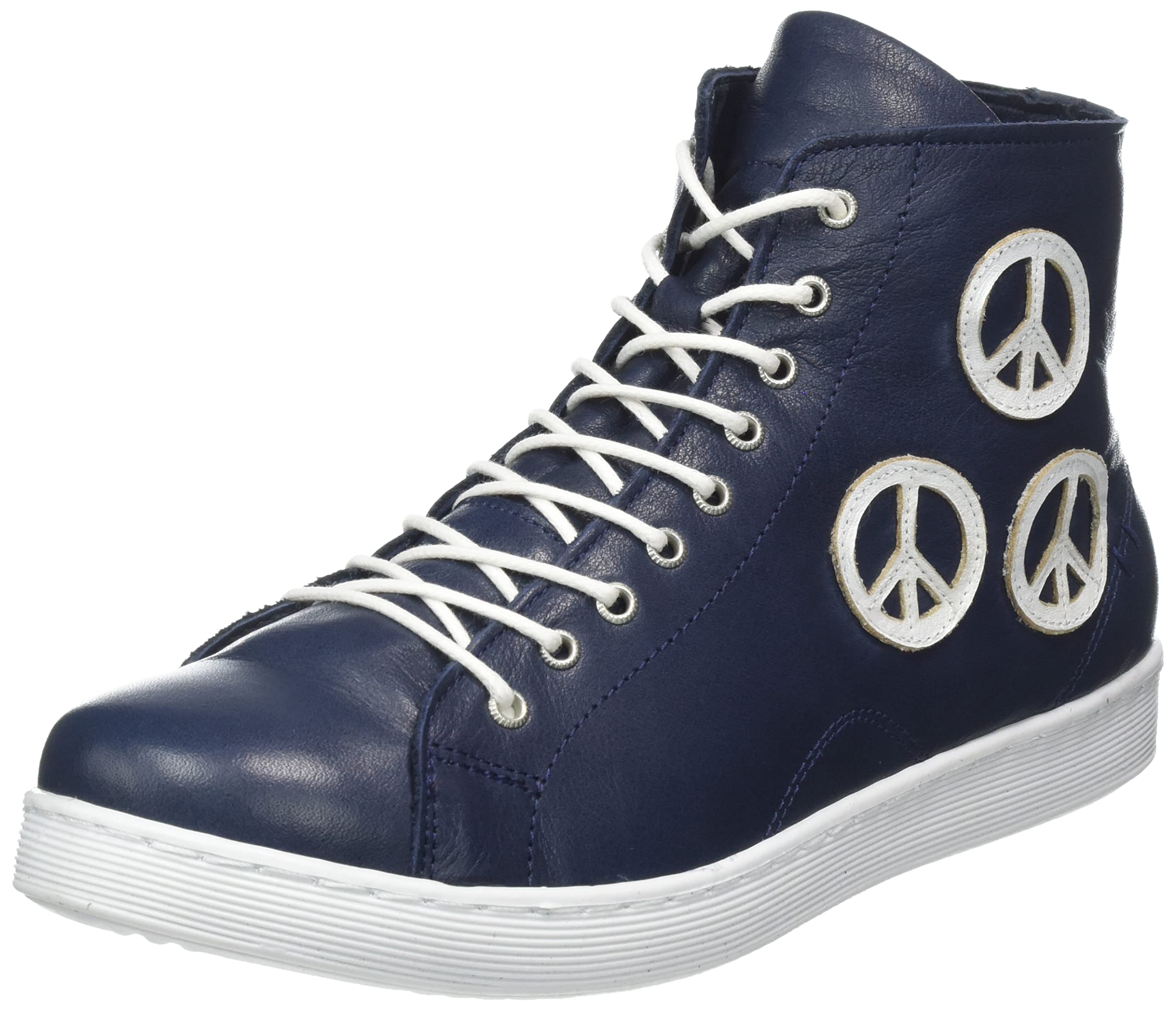 Andrea Conti Women's Trainers Sneaker, D Blue White, 3.5 UK