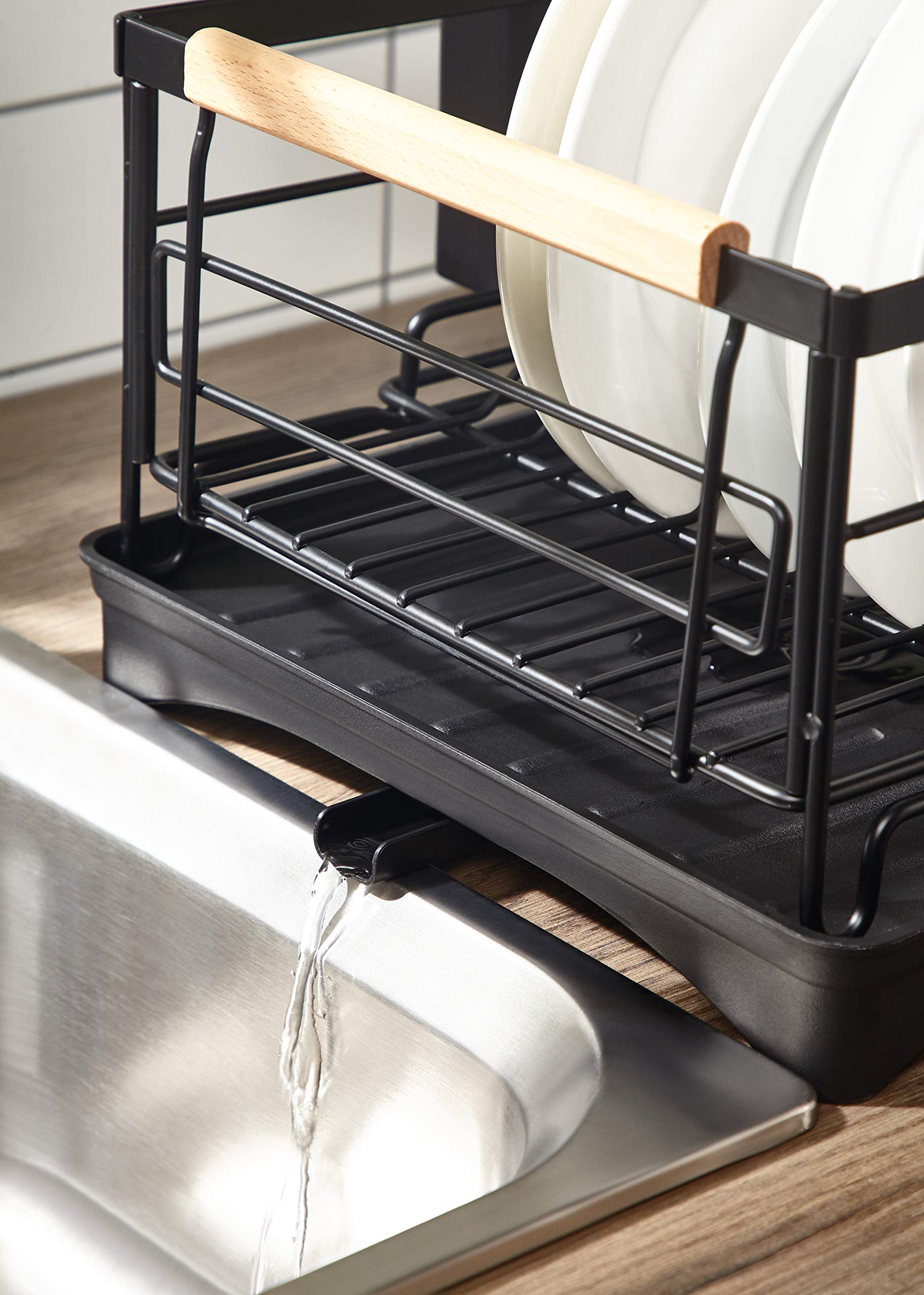 vocheer Dish Drying Rack, Stainless Steel Dish Rack and Drainboard Set