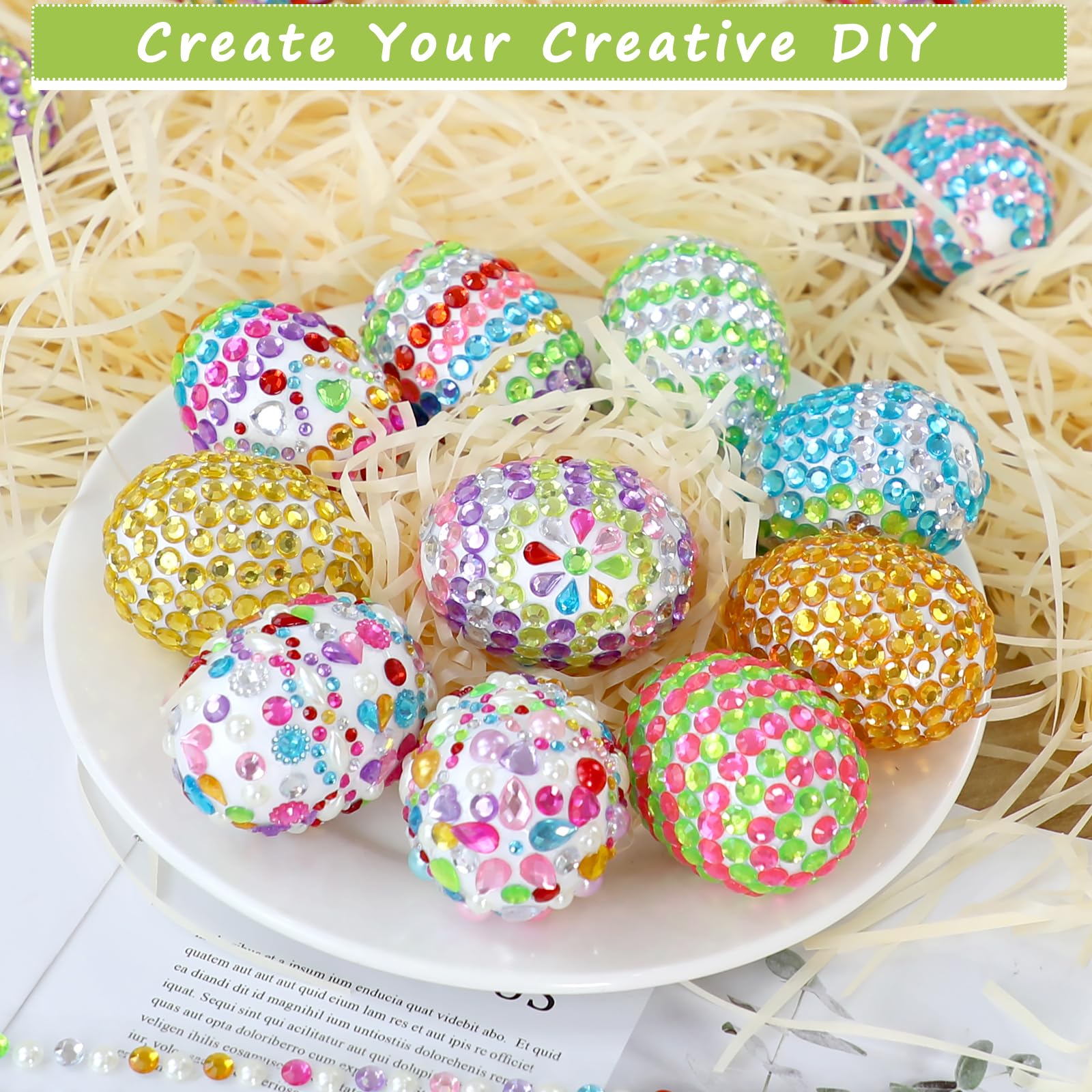 Decorative Easter Egg 12Pcs Velvet Easter Ornaments Balls 3.15 Inch Large Easter  Eggs Tree Decorations Spring Flocked Velvet Ornaments Decorative  Shatterproof Hanging Ball For Holiday Wedding Party Decor Easter Wooden  Ornaments, image size:1600x1600