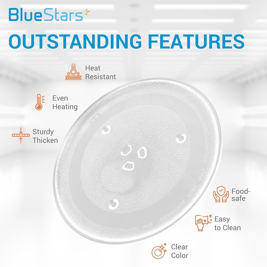 Amazon.com: [2025 Updated] BlueStars Microwave Glass Plate