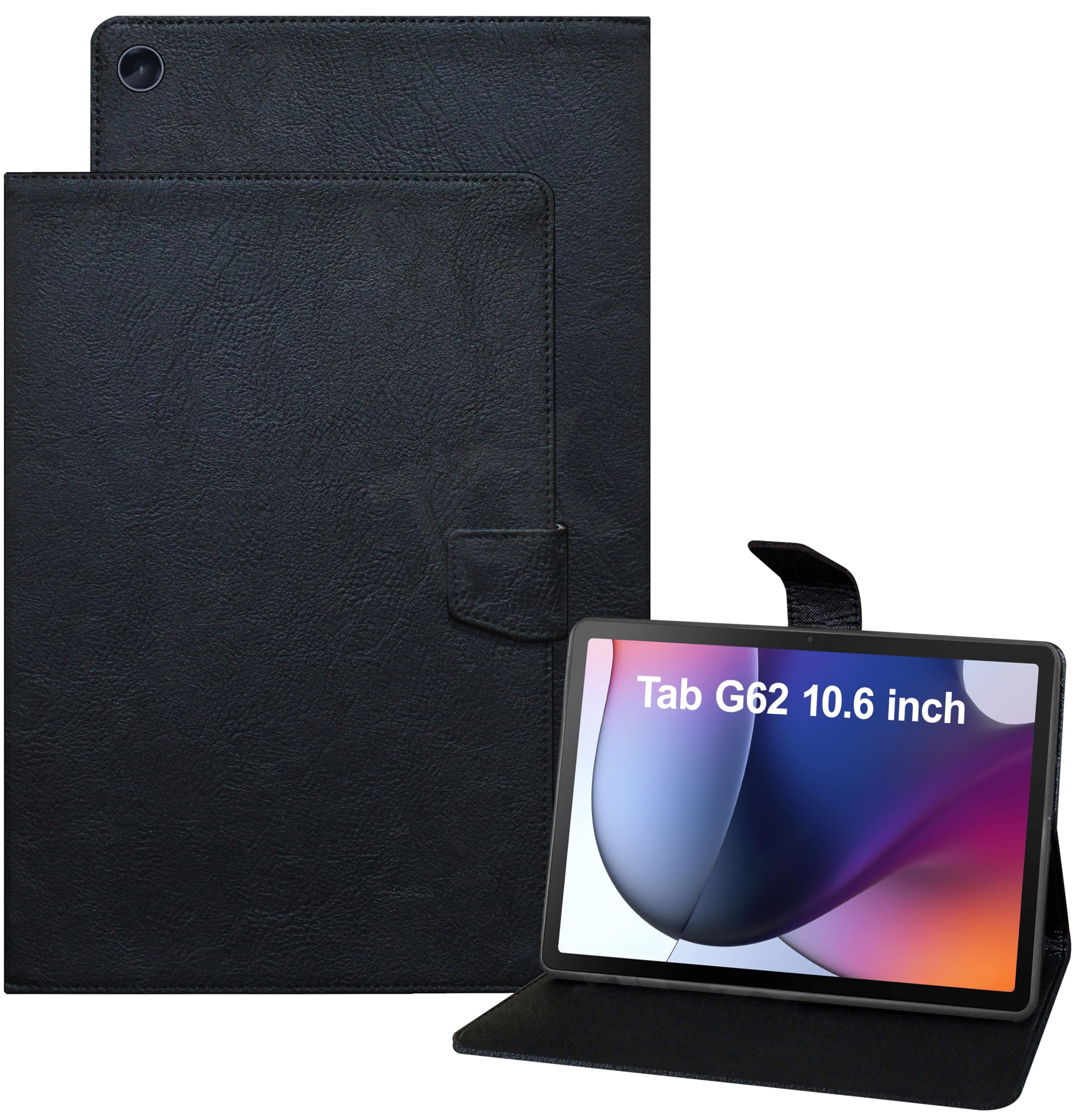 TGK Plain Design Leather Flip Stand Case Cover for Motorola Tab G62 10.61 inch Black (B0BC143ZJB) Amazon Price History, Amazon Price Tracker