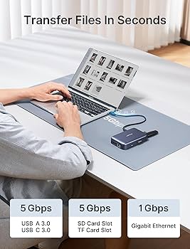 Amazon.com: JSAUX 12 in 1 USB C Docking Station 3 Monitors for