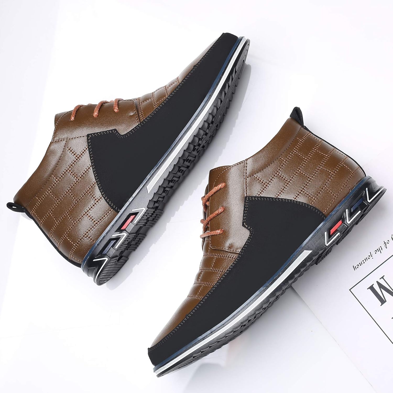 COSIDRAM Mens Casual Shoes Fashion Sneakers Dress Shoes for Men Walking Shoes Business Office Comfort Loafers - Image 5