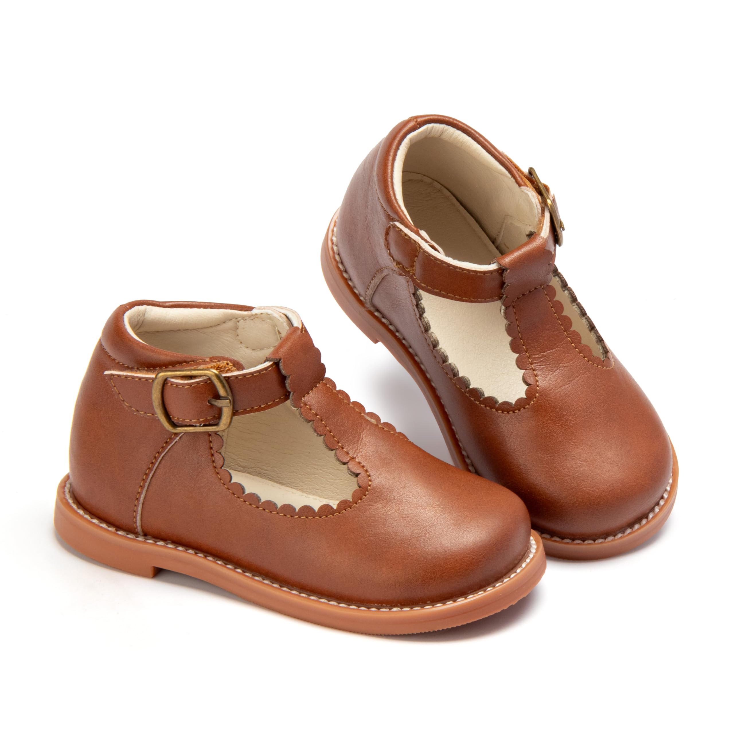ESTINE Toddler Kids School Uniform Oxford-Little Girls Dress Party Shoes