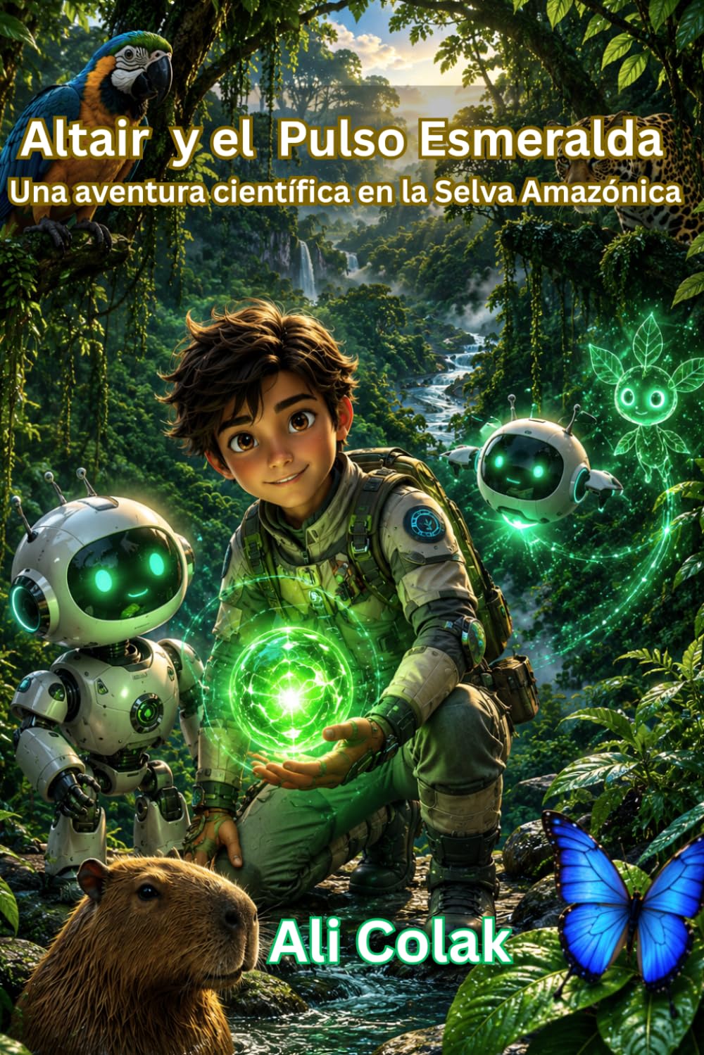 Altair y el Pulso Esmeralda(Libro 6 de la serie Las aventuras de Altair): Una aventura científica en la Selva Amazónica
