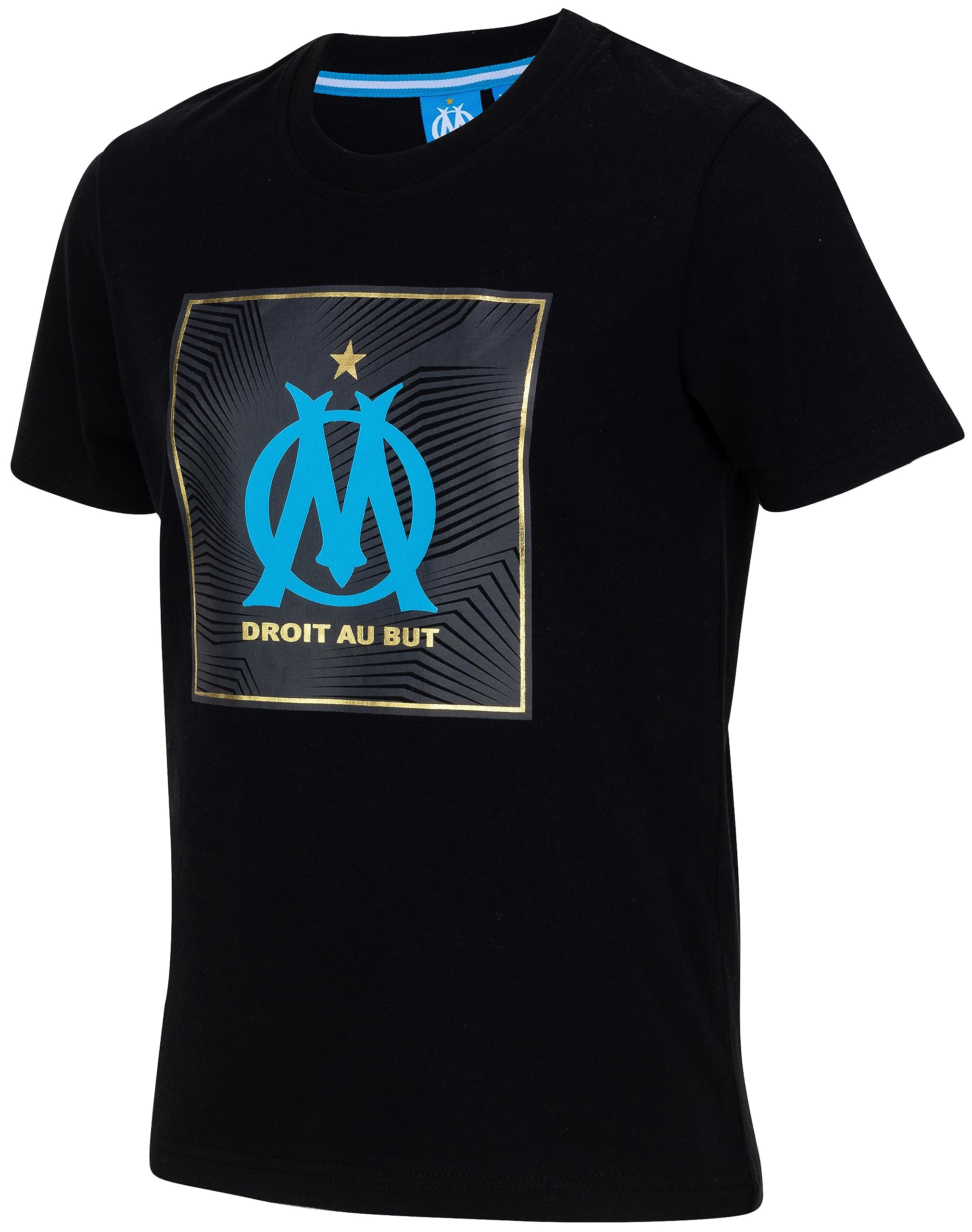 OLYMPIQUE DE MARSEILLE Koszulka Fan Logo Om - Oficjalna Kolekcja