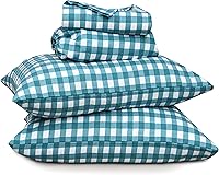 Vista 65 de RUVANTI Flannel Sheets Twin Size - 100% Cotton Double Brushed Twin Sheets Set, Deep Pockets 16 Inches, All Seasons Breathable & Extra Soft Bed Bali