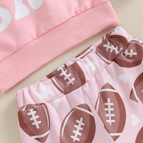 Miniatura 4 de Conjunto de sudadera de manga larga para el día del juego, camisa y pantalones acampanados, ropa de otoño