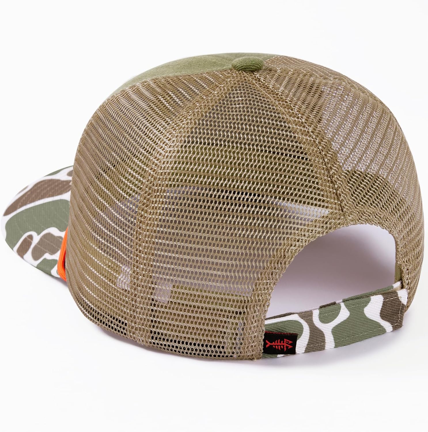 BASSDASH Camo Rope Trucker Hat Adjustable Embroidered Baseball Cap Mesh Back for Duck Deer Hunting Fly Fishing Camping - Image 4