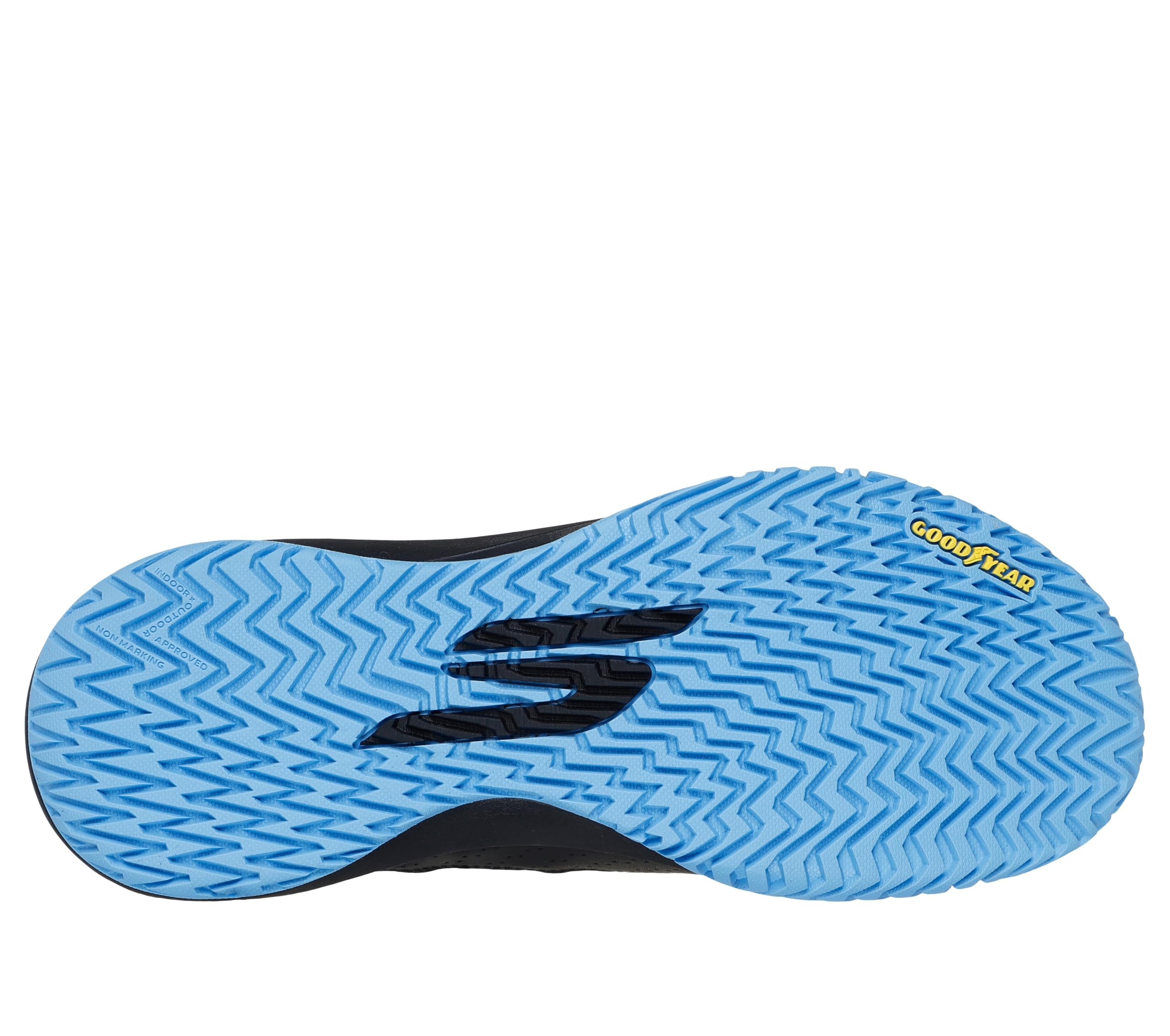 Skechers | Plantilla de espuma Move, suela de goma Goodyear, parte superior de malla y cuero, ajuste relajado, apto para pádel