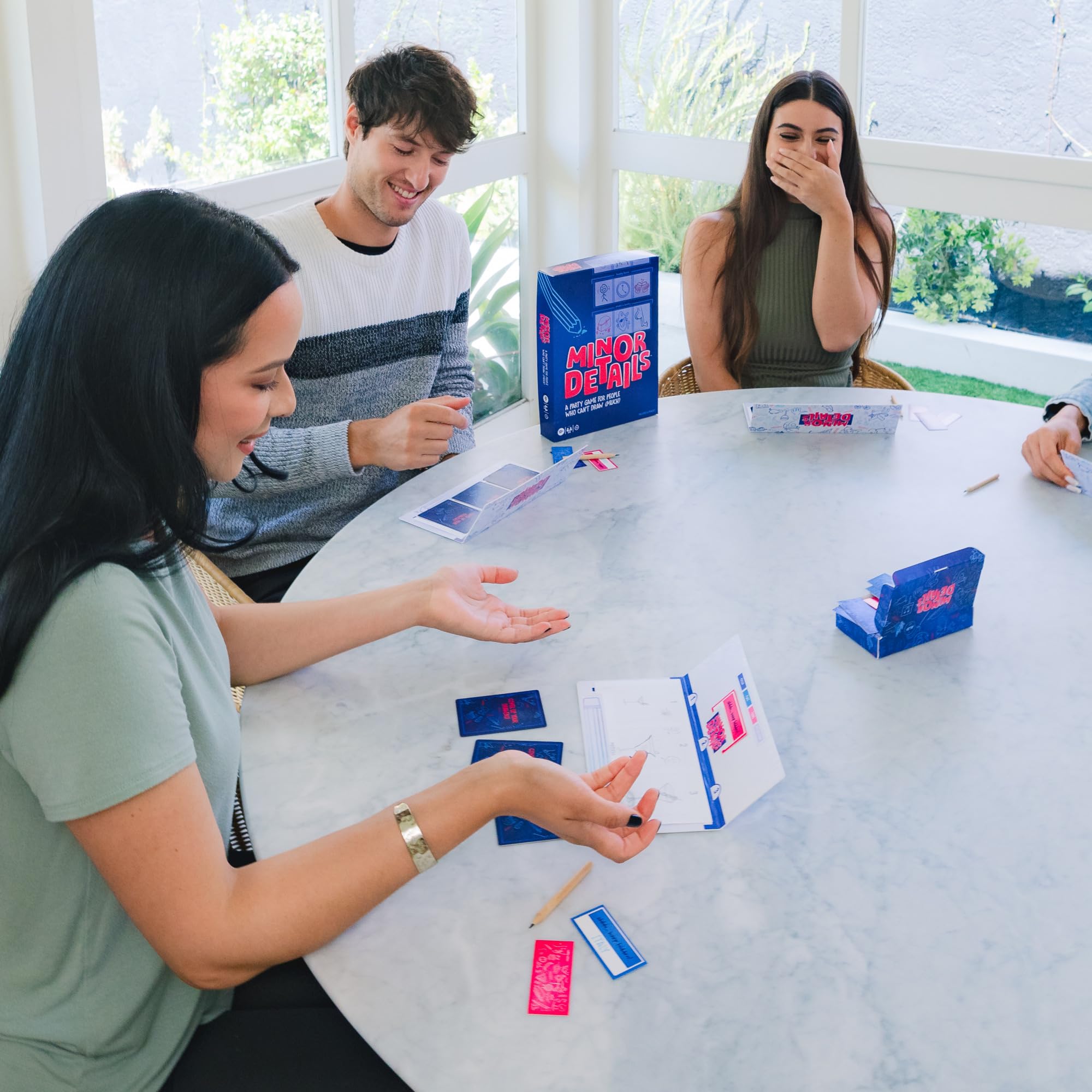 Brettspiel mit kleinen Details, ein Partyspiel für Menschen, die nicht zeichnen können (viel), ab 13 Jahren, 3–6 Spieler, 20 Minuten, lustige Zeichenspiele für Erwachsene und Jugendliche