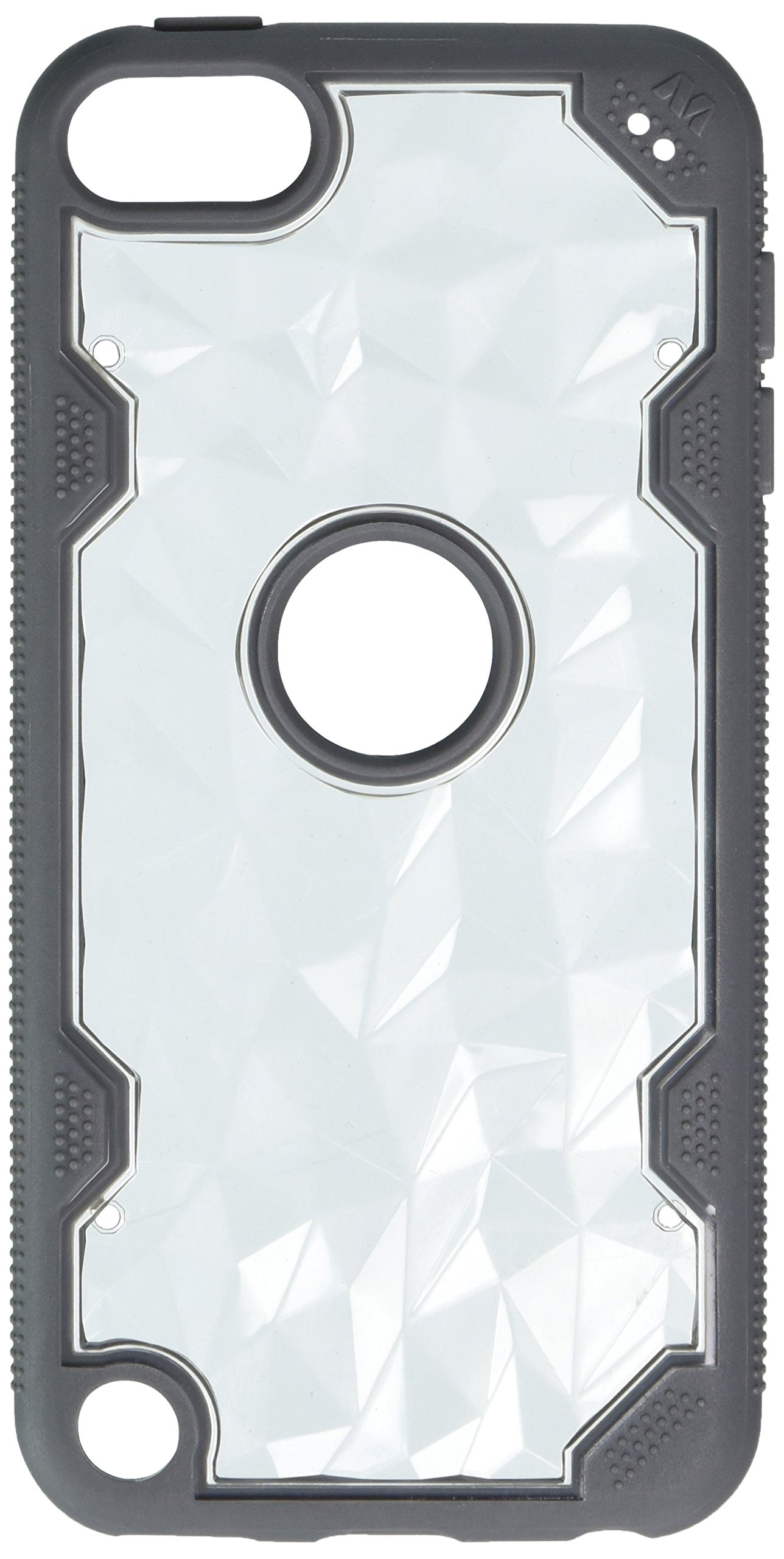 MyBatCell Phone Case for Apple Devices - Retail Packaging - Clear/Grey