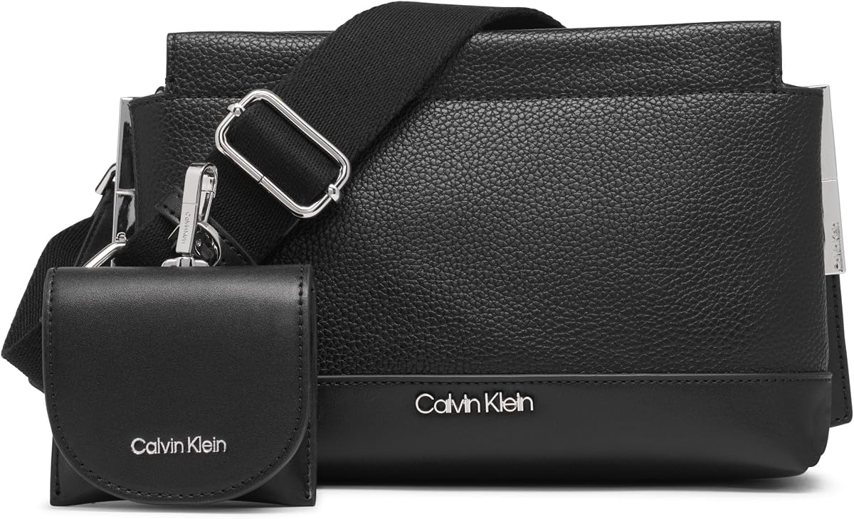 Calvin Klein Women's Bianca Triple Compartment Crossbody Bag