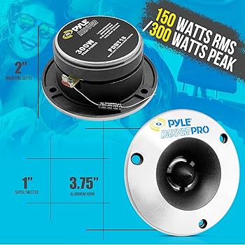 ホーンツイーター Pyle PDBT35 アドオンタイプ完成品ペア Pyle PDBT35