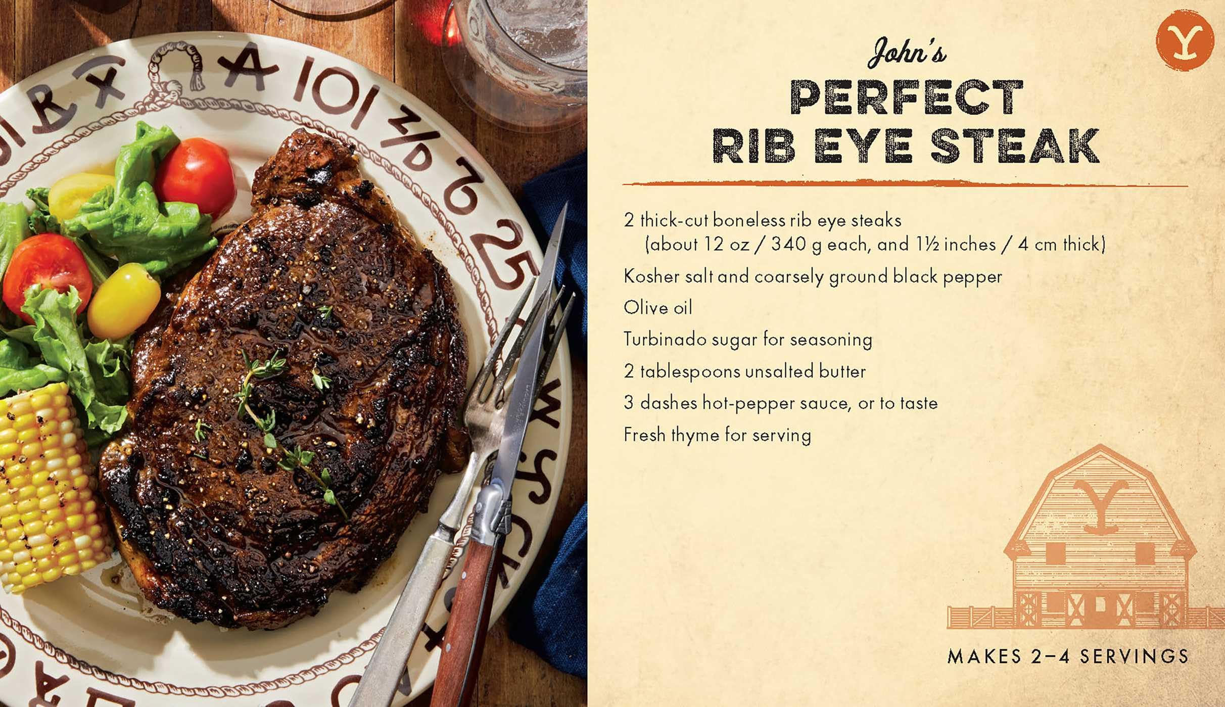 Yellowstone: The Official Dutton Ranch Recipe Cards