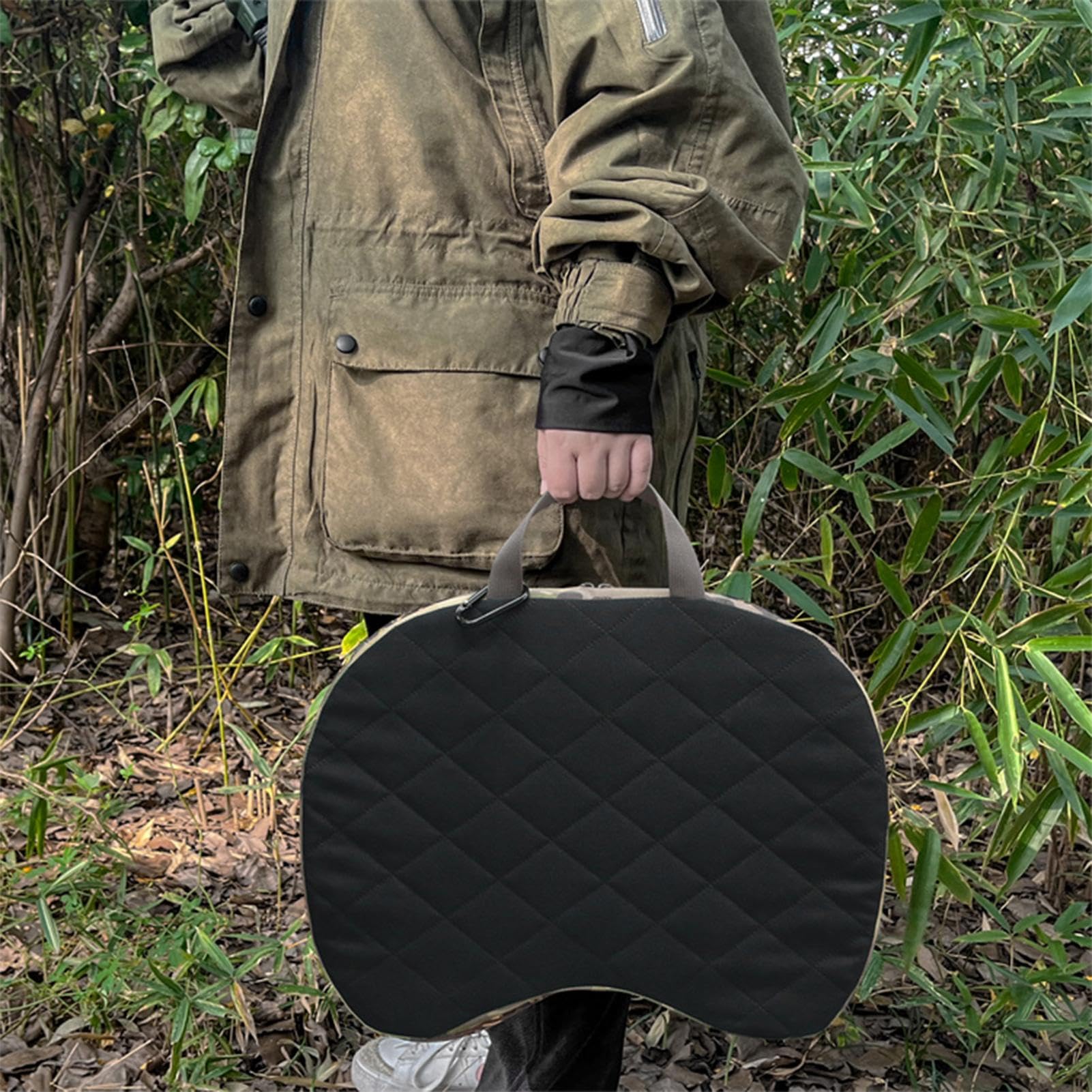 Generisch Jagd-Sitzkissen – Dickes, wasserdichtes Outdoor-Kissen für die Jagd, tragbare Sitzmatte für Camping, leichte Sitzkissen f́ür Ĵagd und Camping