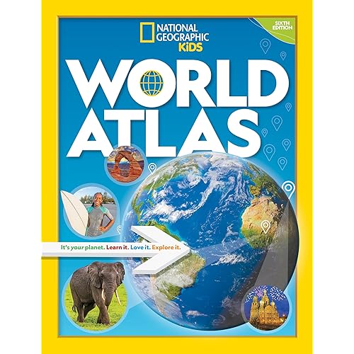 National Geographic Kids World Atlas, 6th Edition (NGK Atlases)