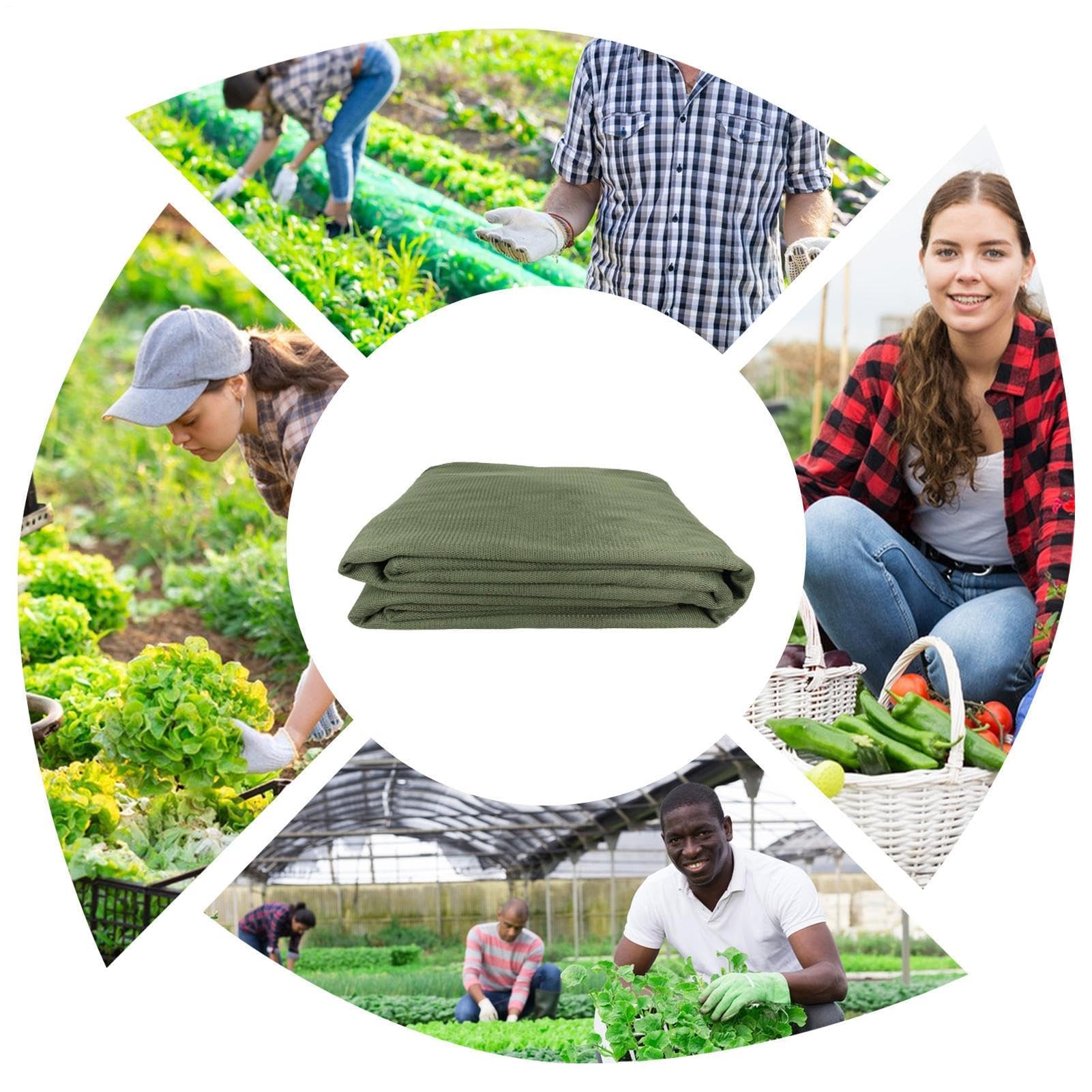 Red de jardín para pájaros, 2,8 x 1,9 m, protección de árboles frutales y plantas, barrera de cama elevada, cubierta de hilera de invernadero, red de seguridad para flores y verduras