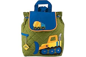 Stephen Joseph Construction Quilted Backpack