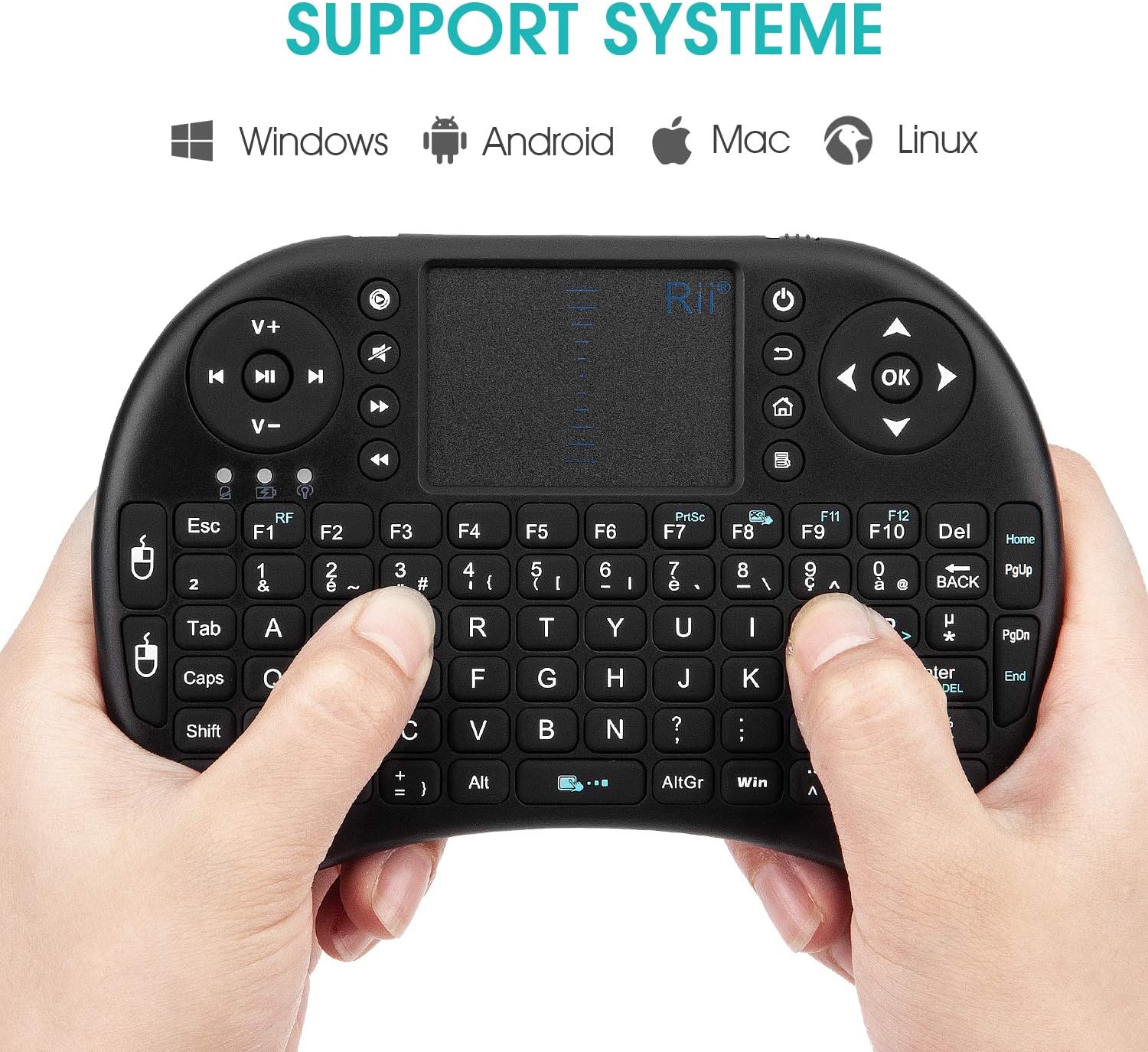 Rii Mini i8 Wireless Keyboard system compatibility