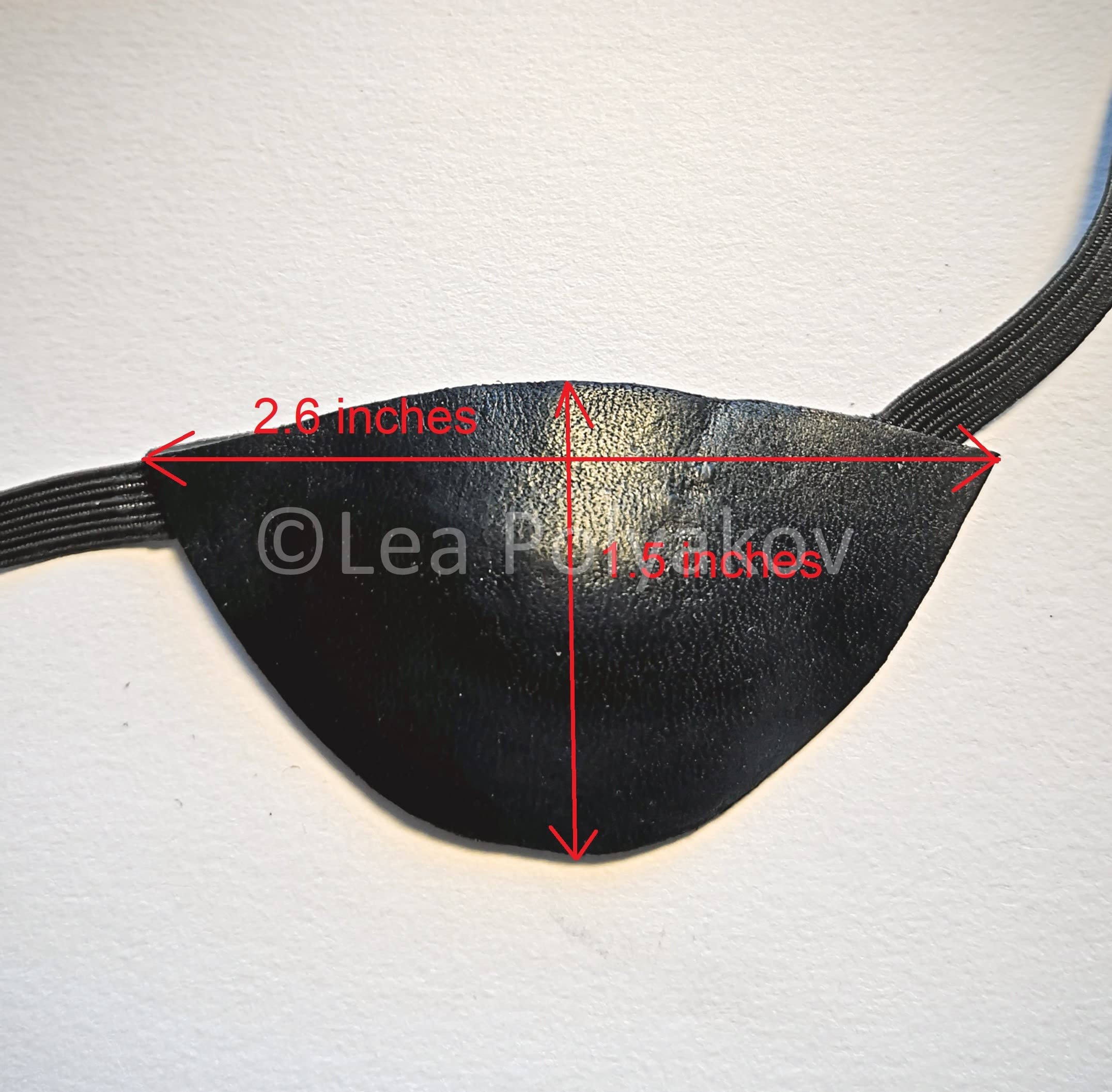 Amazon.com: Handmade Slim Black Brown Tan Real Leather Eye Patch