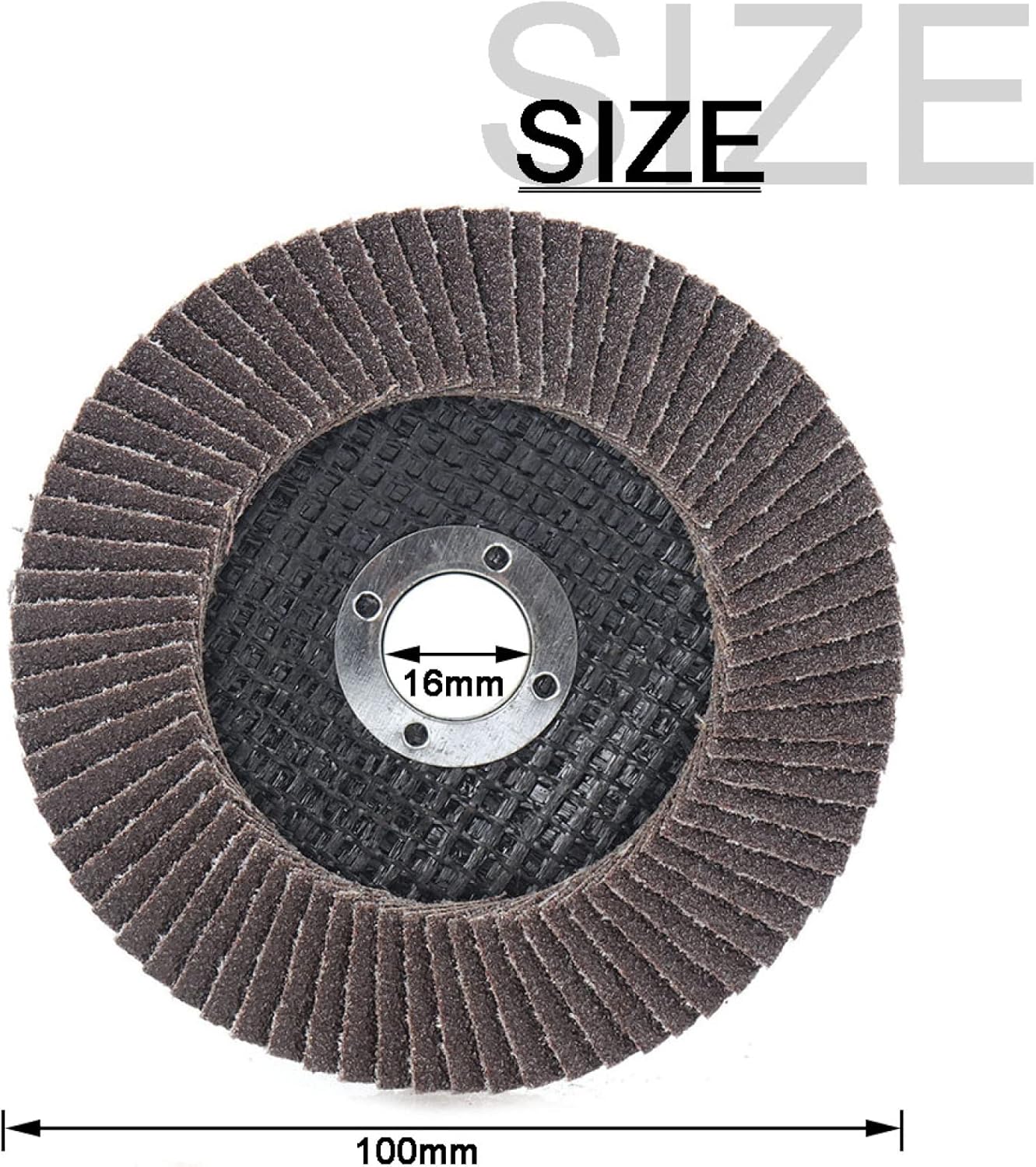 100mm Scouring Pad Buffing Wheel Nylon Fiber Flap Polishing Grinding Disc 4'' Sanding Disc Metal Cut Off Wheel For Angle Grinder,C Mix