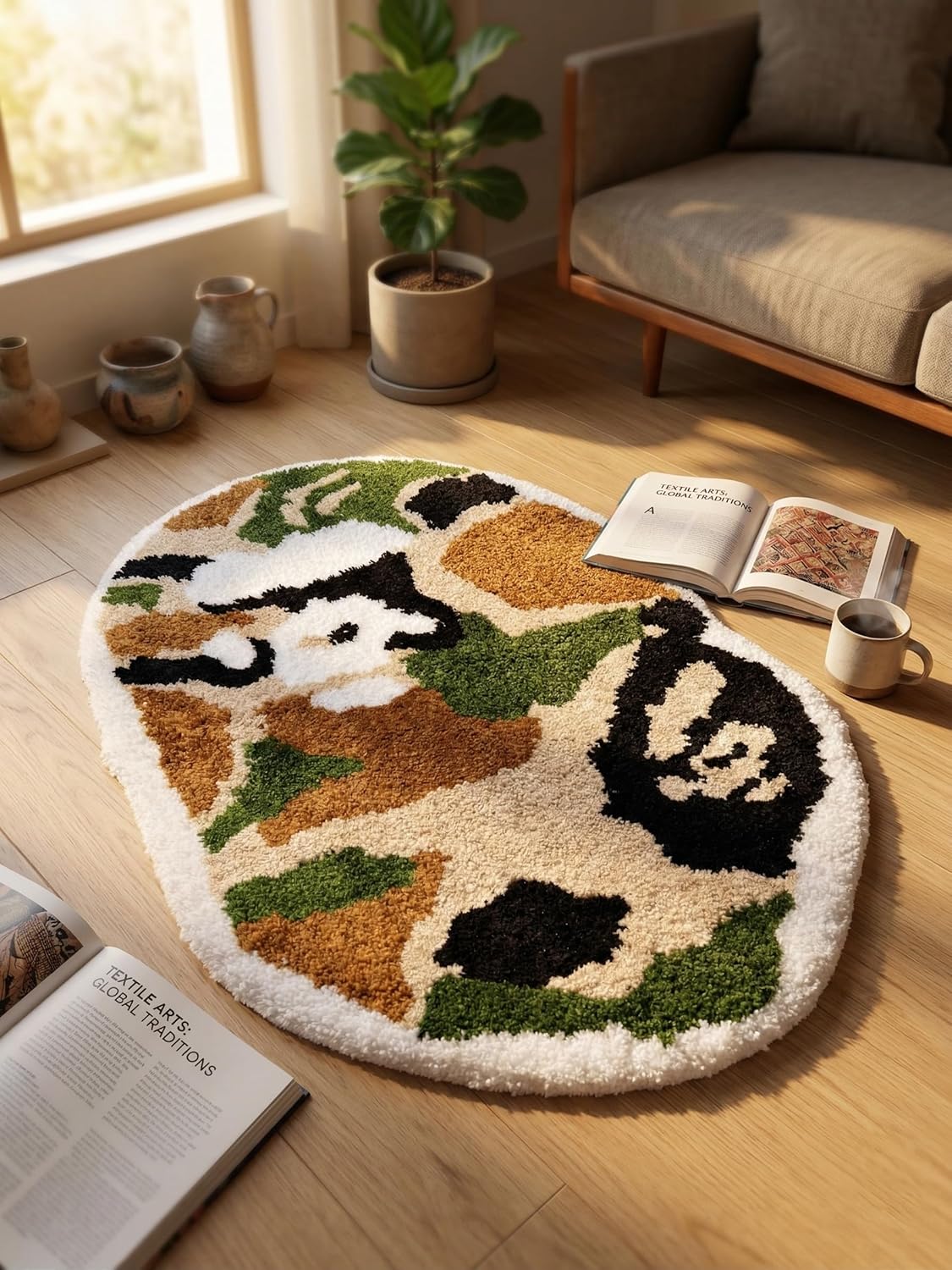 Rugs 28" W x 20" L (70 x 50 cm), Extra Soft Absorbent Chenille Bath Rugs, Rubber Backing Quick Dry, Machine Washable Bath Mats for Bathroom Bedroom Entryway Kids' Room or Playroom, Green