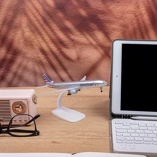 Miniatura 5 de Modelo de avión 1300 modelo de escala avión americano B777 modelo avión modelo de aleación modelo plano para regalo y decoración