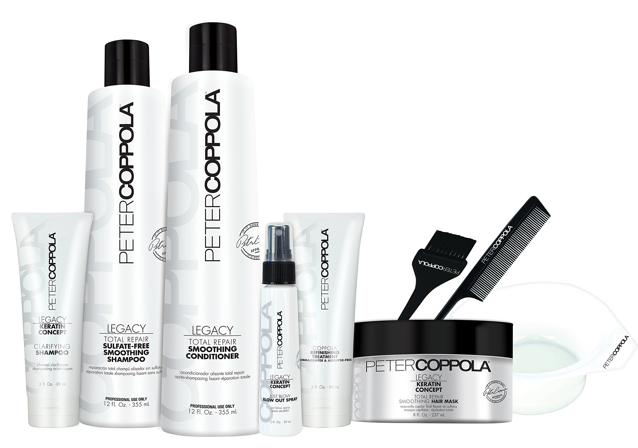 PETER COPPOLACoppola Keratin Smoothing Treatment Formaldehyde & Aldehyde-Free (Treatment Kit with Aftercare)