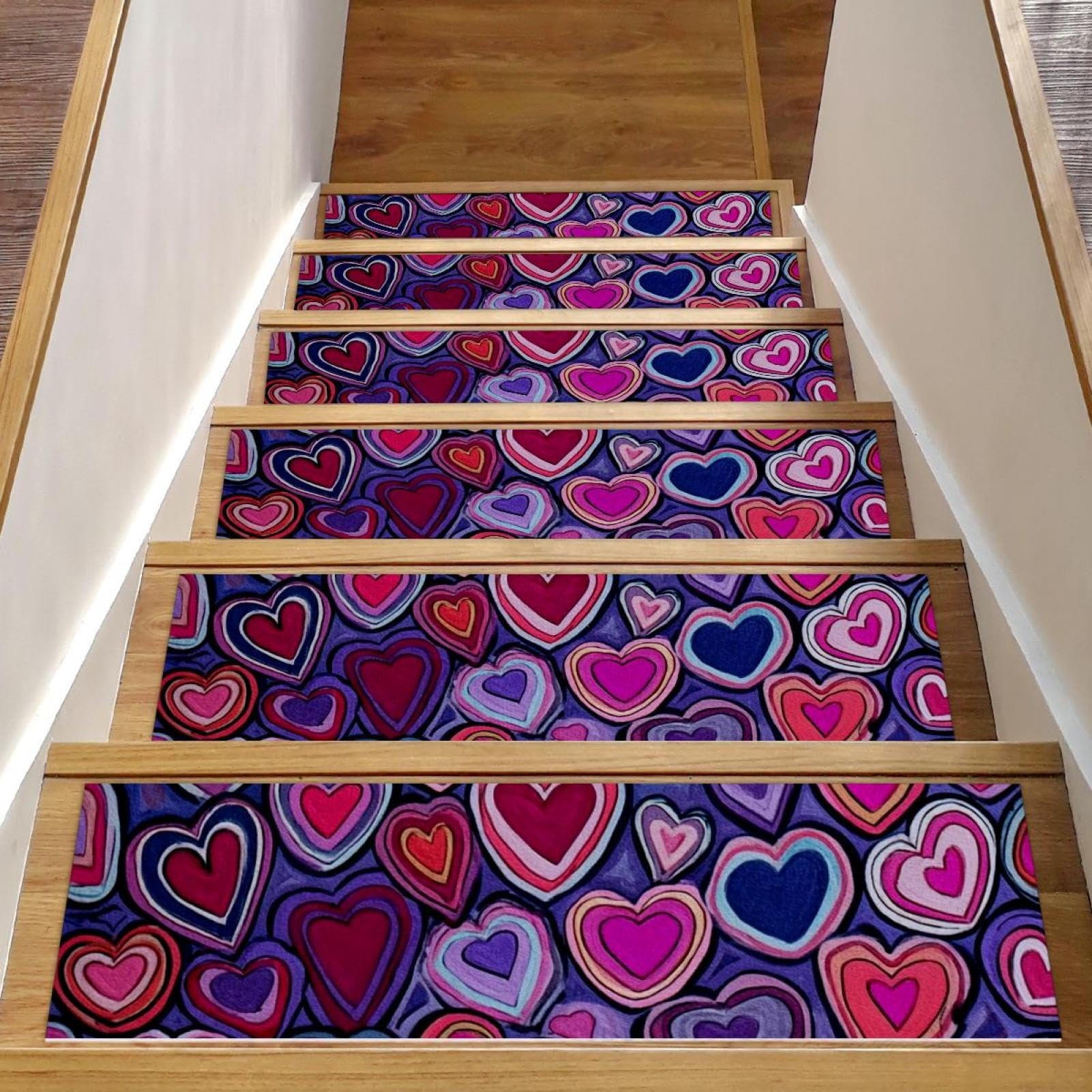 Alfombrillas antideslizantes para escaleras CHENZZZZ alfombras lavables de seguridad interior