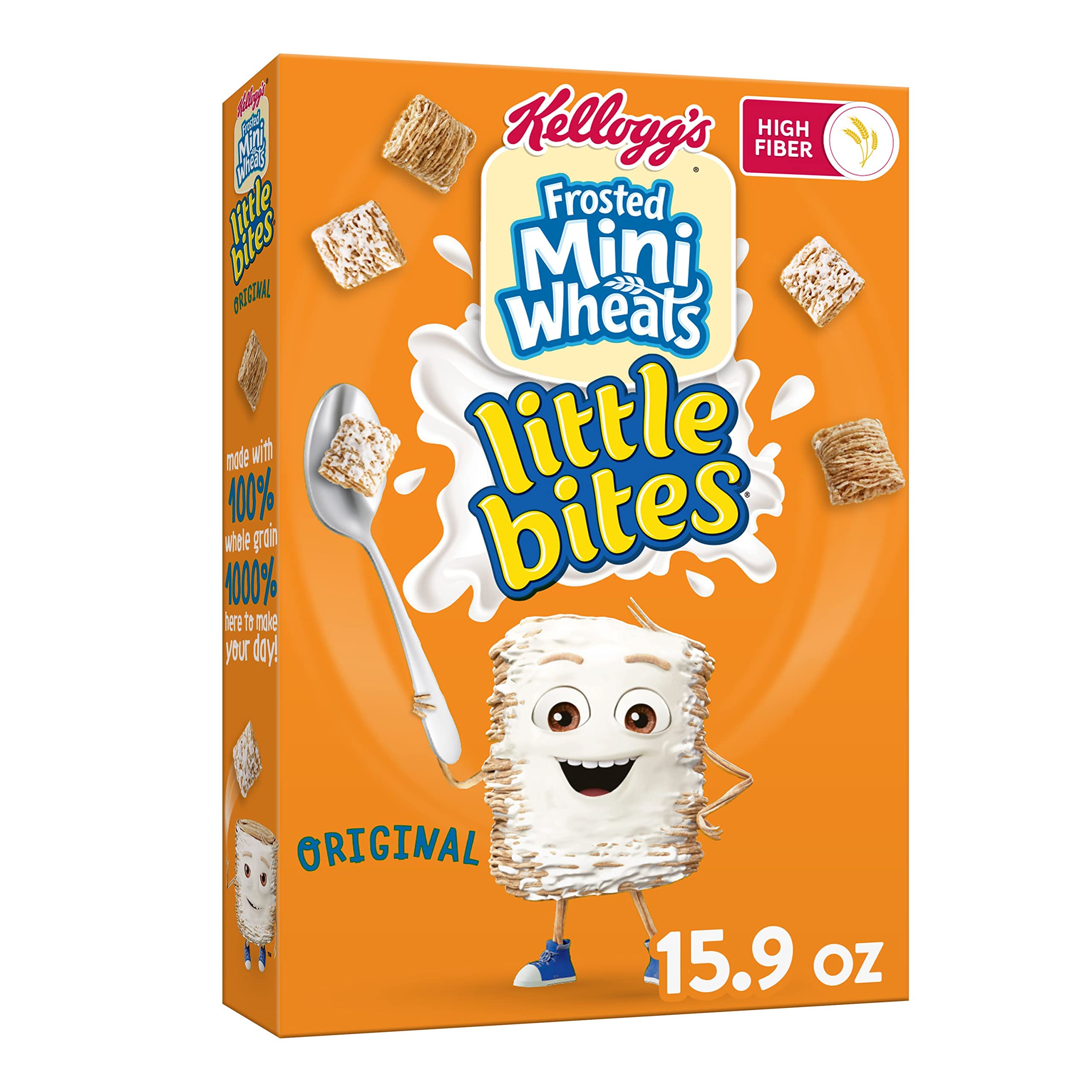 Buy Kellogg's Frosted Mini Wheats Little Bites Breakfast Cereal, Fiber