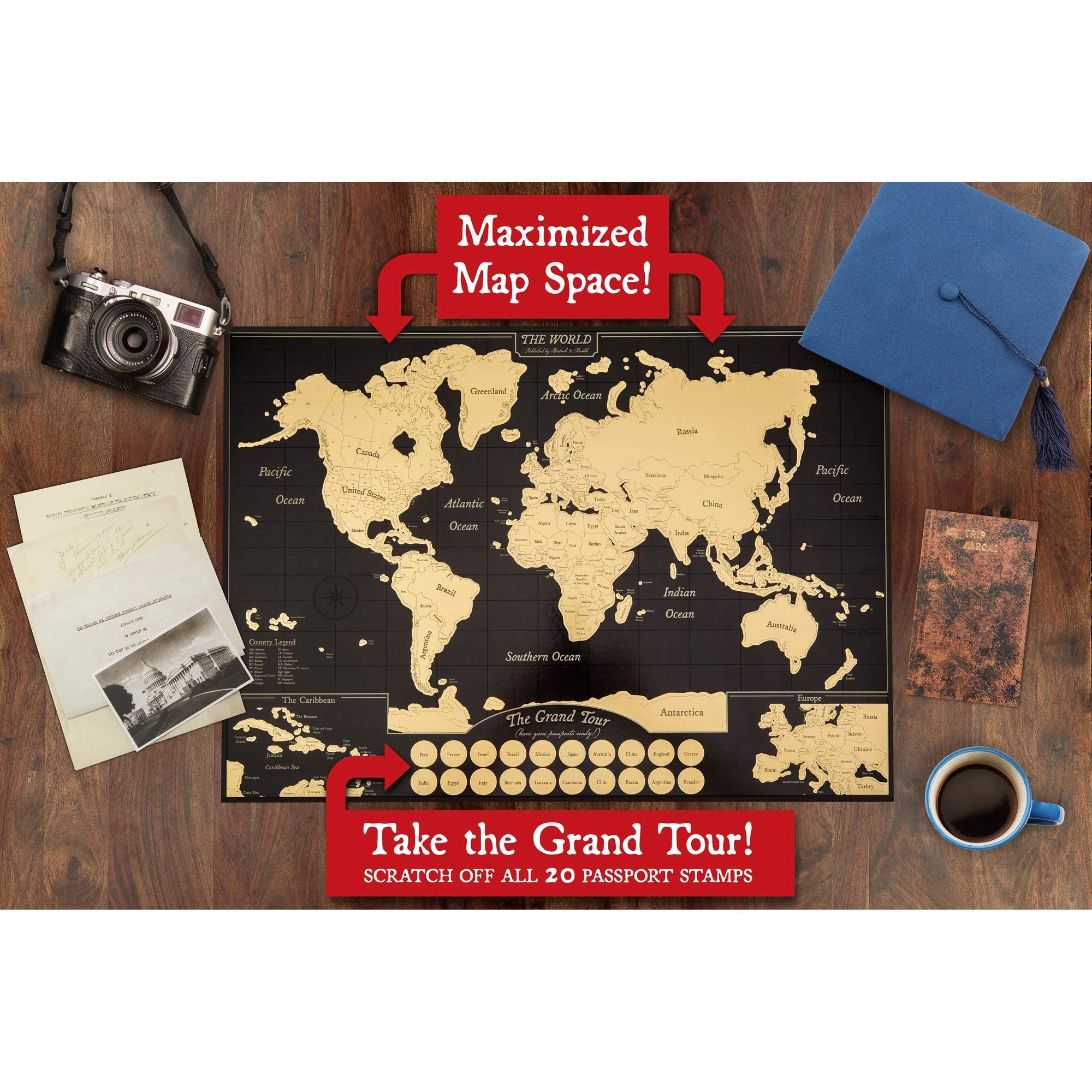 Scratch Off Map Of The World Scratch - 814qamHZErL 