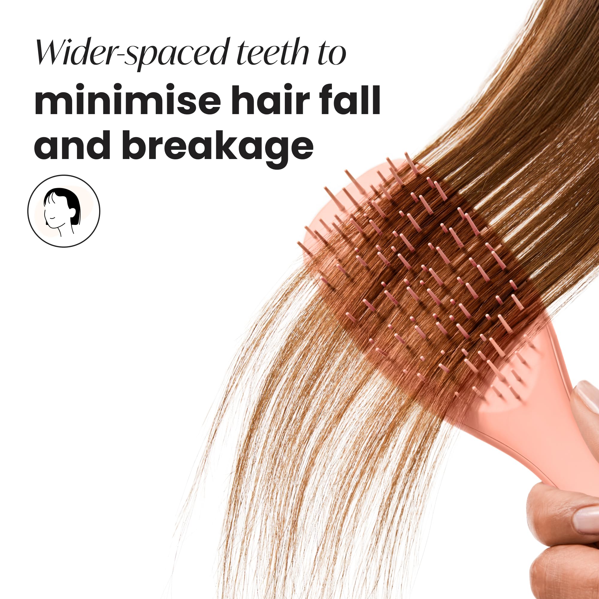 Tangle Teezer Extra Gentle Ultimate Detangler Hairbrush for Wet & Dry Hair - Image 3