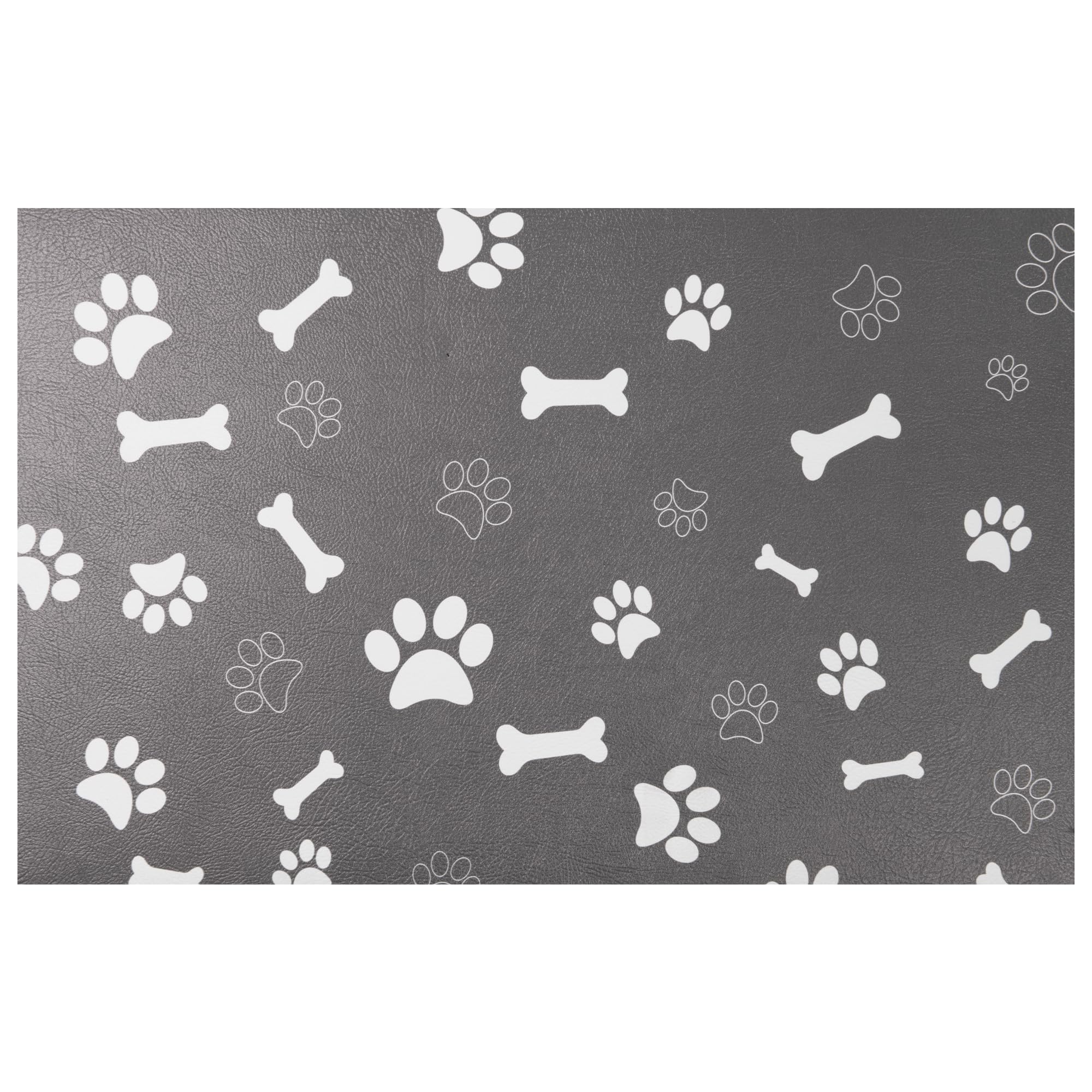 Tapis pour gamelles chien et chat Comart 40x60 cm PVC imperméable à motif pattes