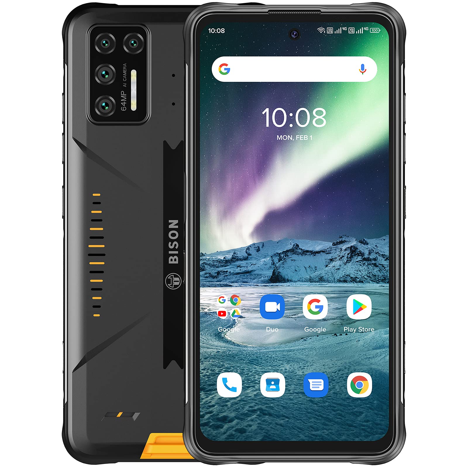 UMIDIGI BISON ブラック Amazon.com: UMIDIGI Bison Rugged Unlocked Cell Phones 8+128GB