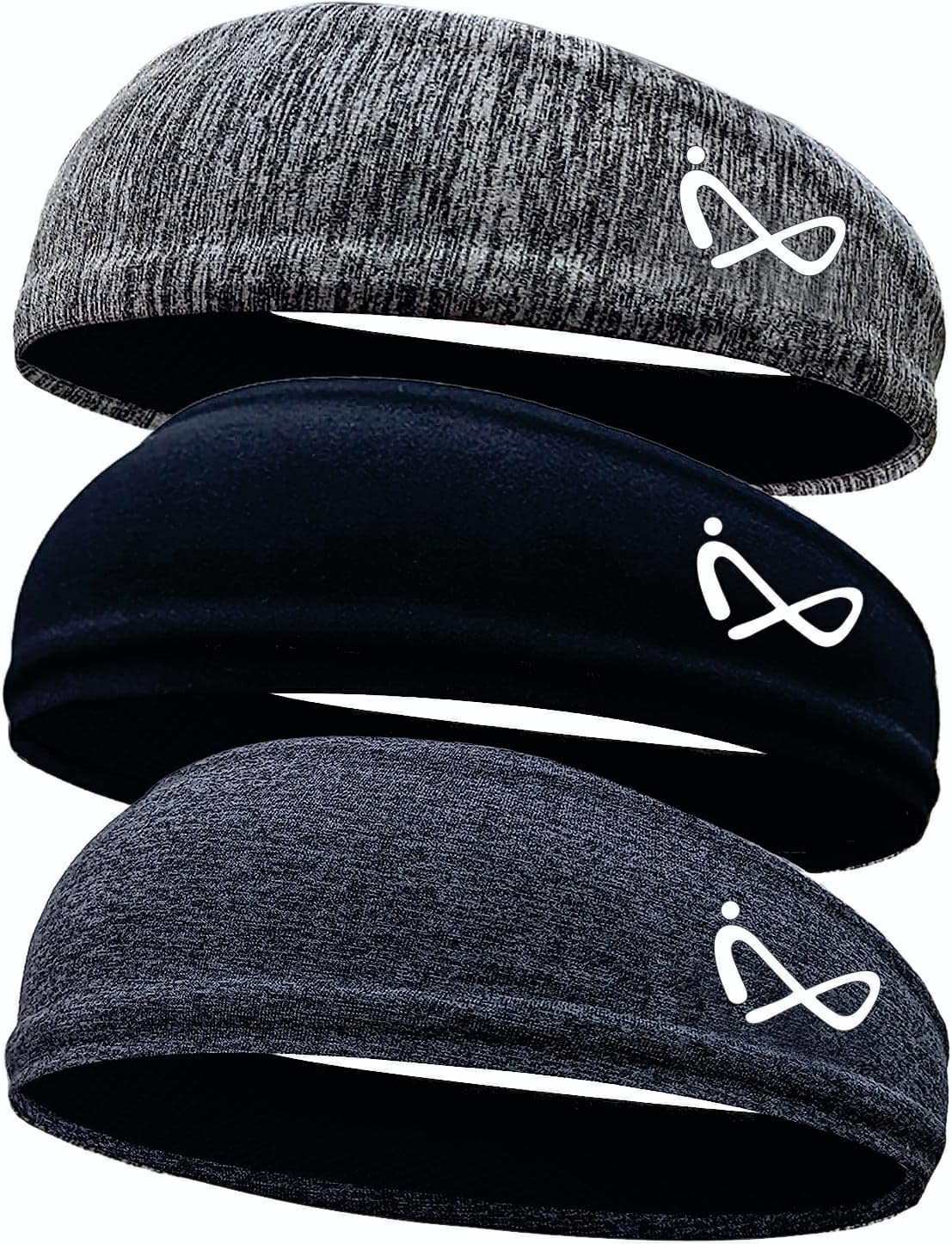 FUNEX Headband for Men & Women Sports Headbands for Men Lightweight Moisture Wicking Workout Sweatbands for Running, Gym, Yoga, Cycling, Tennis, Cricket (Pack of 3) (Multicolour) (B0CC2WTJZP) Amazon Price History, Amazon Price Tracker
